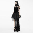 Women's Grungy Punk Goth Short Dress