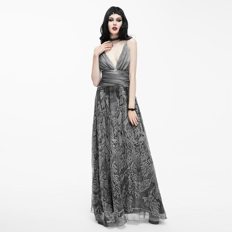 Tuning Gothic besticktes Kleid für Damen