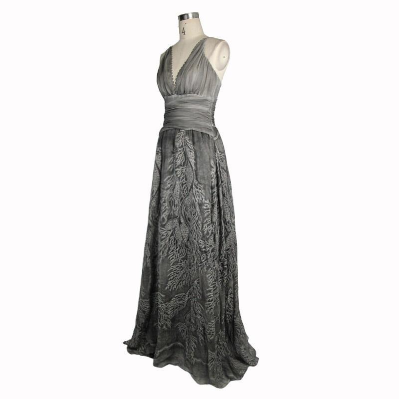 Women's tunning Gothic Embroidered Gown