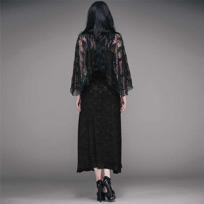 Women's Vintage Goth Cape Dress