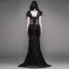 Women's Vintage Goth Skirt With Train