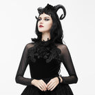 Women's Vintage Net Sleeved Top