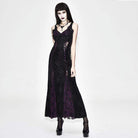 Women's Violet & Lace Goth Full Length Gown