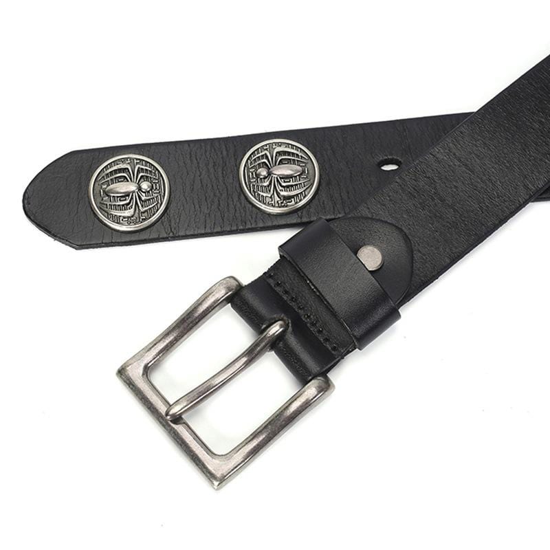 Men's Gothic Belts With Spider Rivets