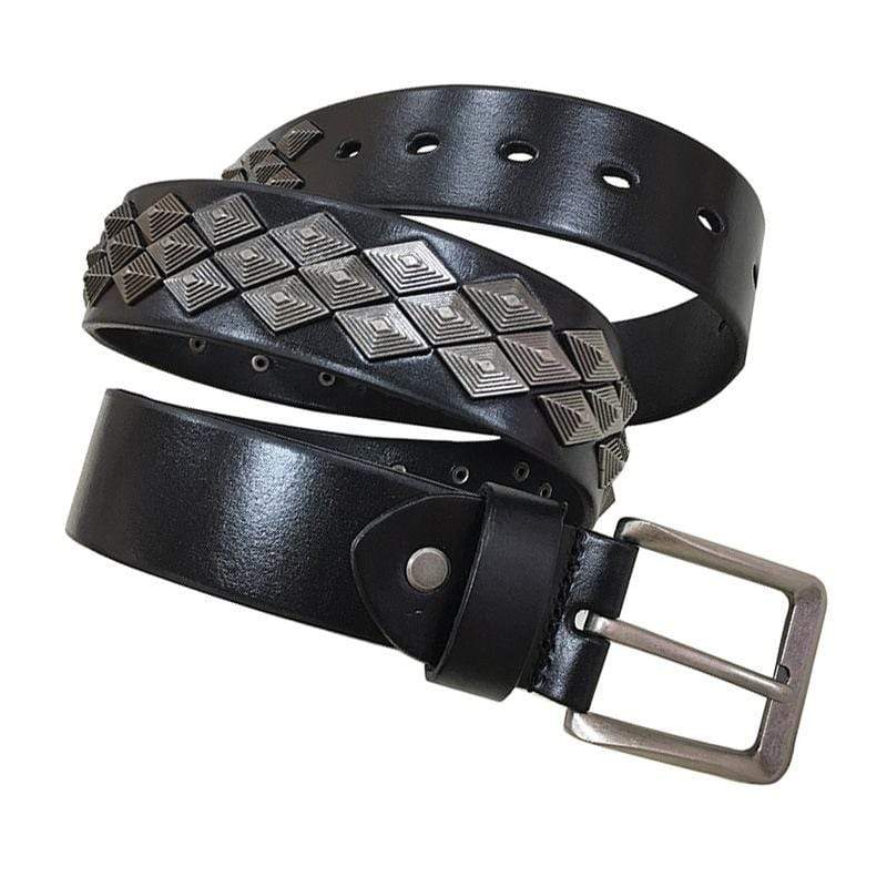 Men's Gothic Rhomboid Rivets Belts