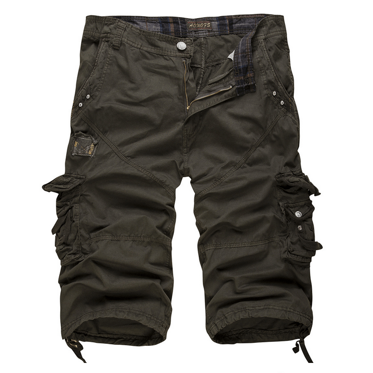 Men's Casual Messenger Cargo Shorts (without Belts)