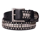 Men's Gothic Belts With Rivets Of Half-terete