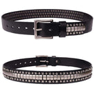 Men's Gothic Belts With Rivets Of Half-terete