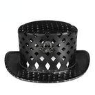 Kobine Men's Gothic Cutout Skull Hat