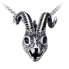 Men's Gothic Punk Antelope Skull Necklace