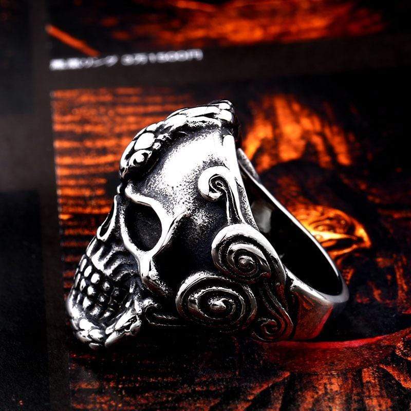 Men's Gothic Punk Skull Ring