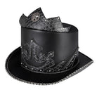 Kobine Men's Gothic Strappy Perlage Hat