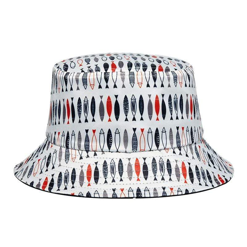 Men's Hip Hop Fish Printed Hat