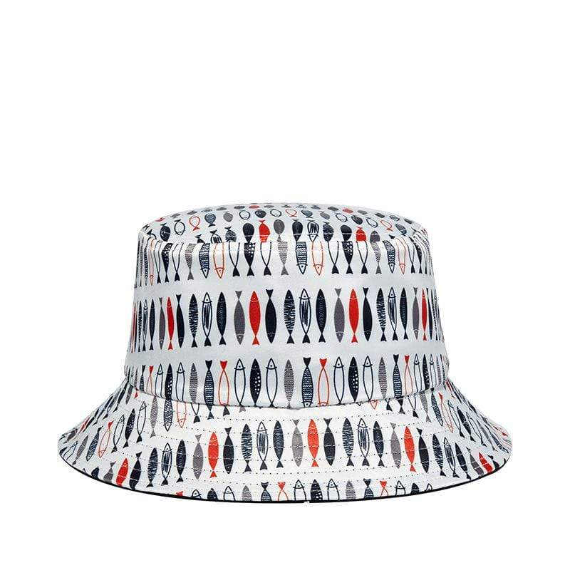 Men's Hip Hop Fish Printed Hat