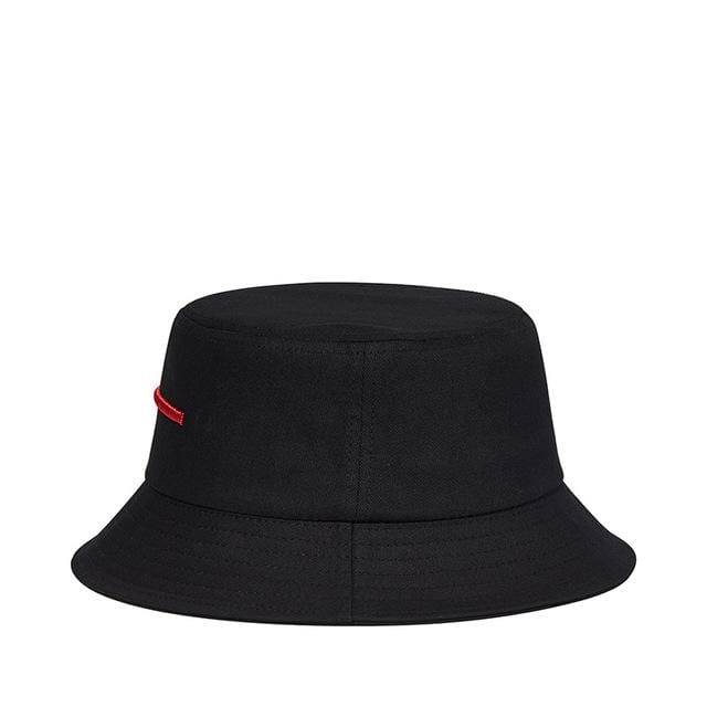 Men's Hip Hop Line Embroidered Black Hat