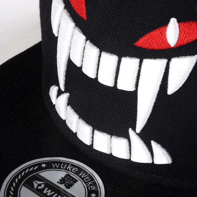 Men's Hip-pop Big Teeth Skull Baseball Caps