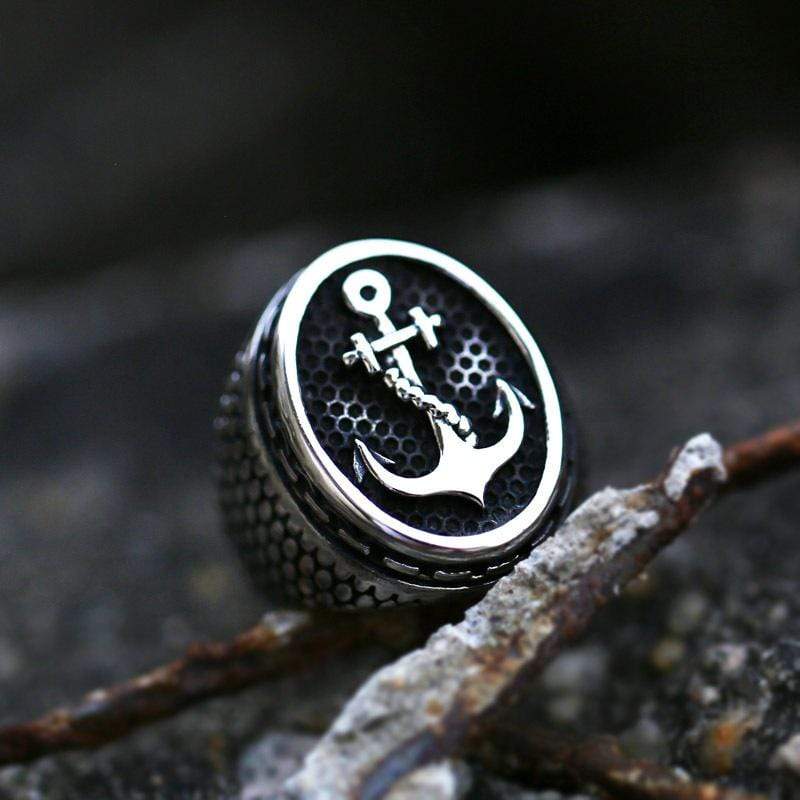 Men's Punk Anchor Ring