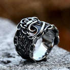 Kobine Men's Punk Anchor Ring