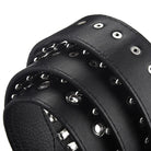 Kobine Men's Punk Bullets Faux Leather Belt