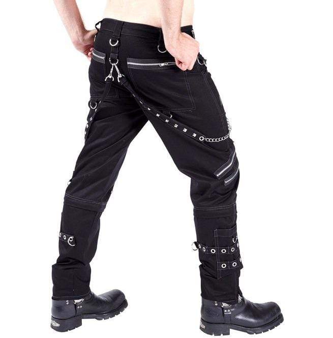 Men's Punk Metal Chain Cargo Pants With Detachable Legs – Punk Design
