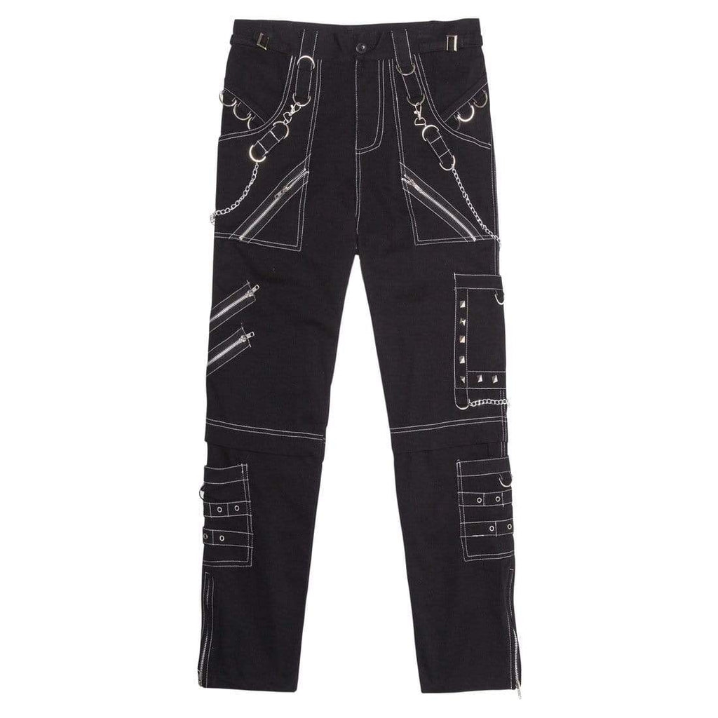 Men's Punk Cargo Pants With Chains
