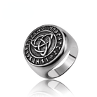 Anillo de nudo celta punk para hombre