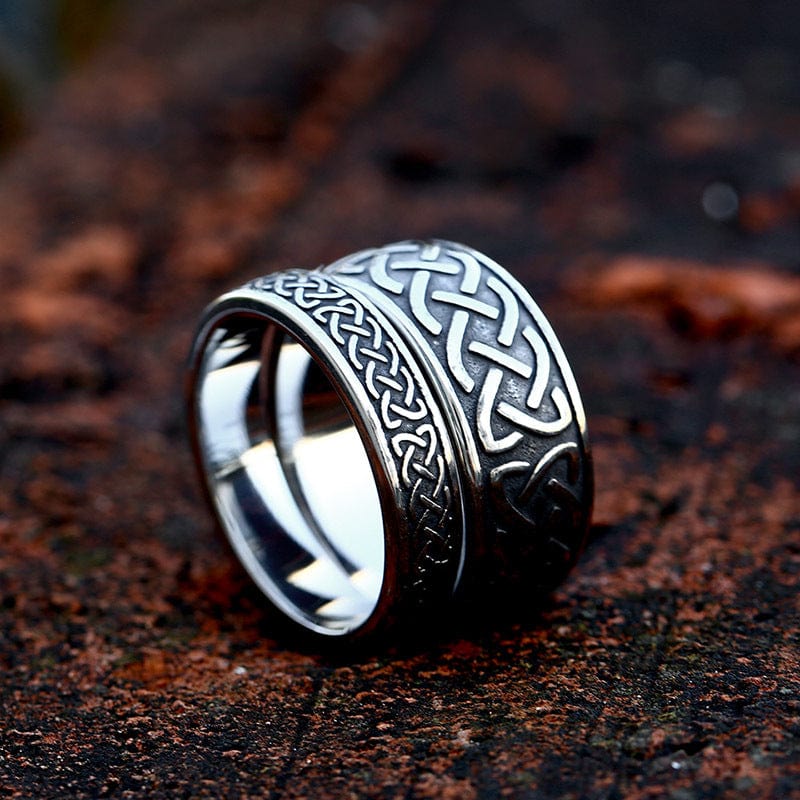 Kobine Men's Punk Celtic Knot Ring