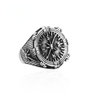 Men's Punk Compass Ring