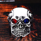 Men's Punk Contrast Color Eyes Skulls