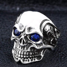 Men's Punk Contrast Color Eyes Skulls