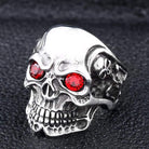 Men's Punk Contrast Color Eyes Skulls