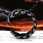 Anillos de trigo con recorte punk para hombre