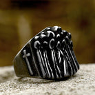 Kobine Men's Punk Death Cloak Ring