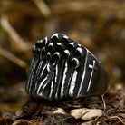 Kobine Men's Punk Death Cloak Ring