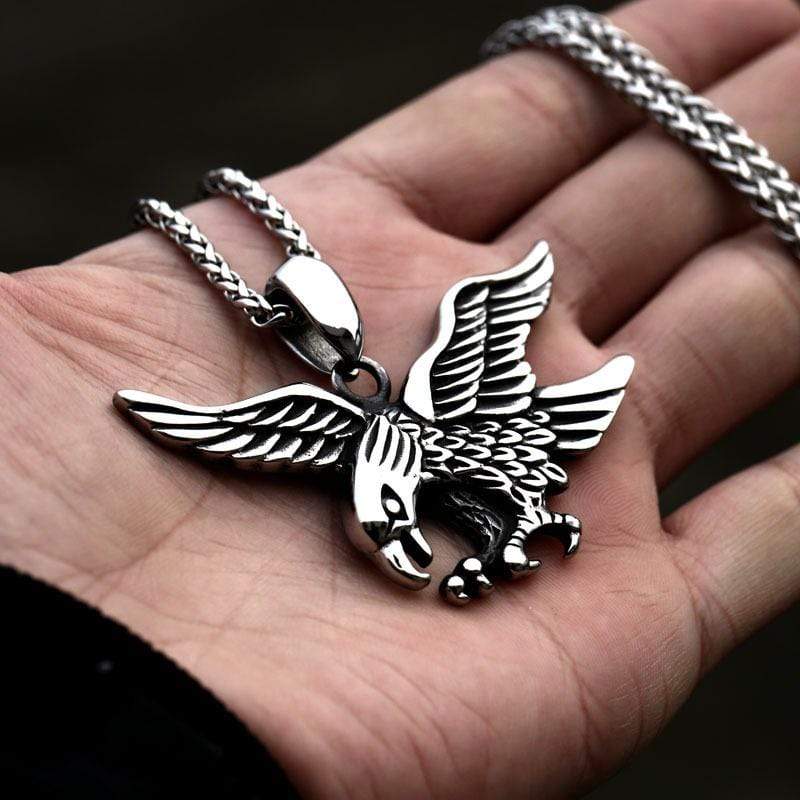 Men's Punk Eagle Necklace