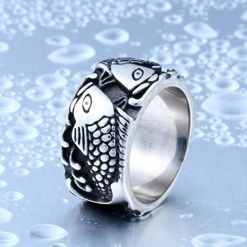 Men's Punk Fishes Rings