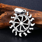 Men's Punk Hollow Sun Necklace