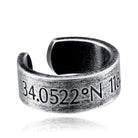 Anillos de latitud y longitud Punk Horizon para hombre