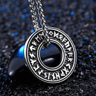Men's Punk Letter Annular Necklace