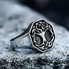 Kobine Men's Punk Life Tree Ring