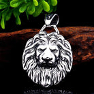 Men's Punk Lion's Head Necklace
