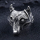 Men's Punk Pirate Wolf Rings