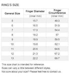 Men's Punk Pure Color Rings