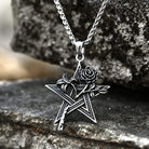 Men's Punk Rose Necklace