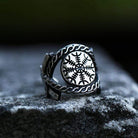 Men's Punk Rune Openings Ring