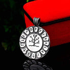 Men's Punk Rune Tree Necklace