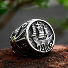 Kobine Men's Punk Sailboat Ring