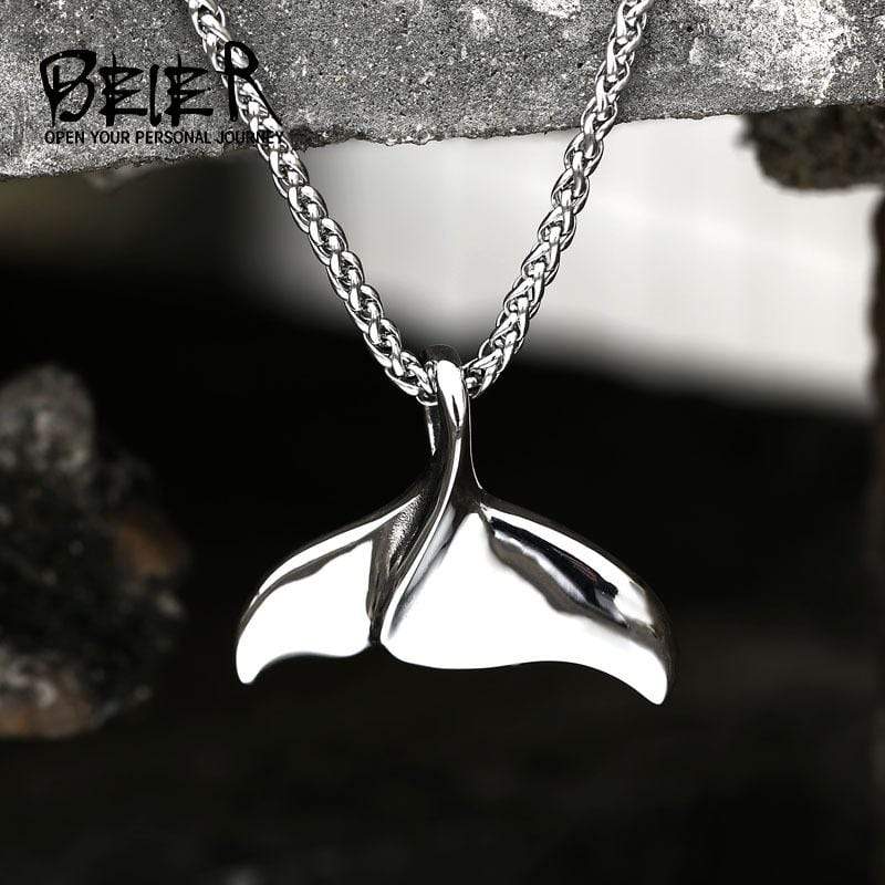 Men's Punk Shark Tail Necklace