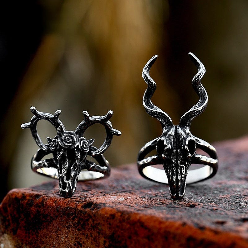 Kobine Men's Punk Sheepshead Ring