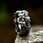 Kobine Men's Punk Skeleton Ring